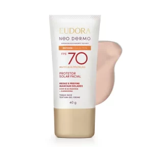 Protetor Solar Facial Eudora FPS 70 Cor 1